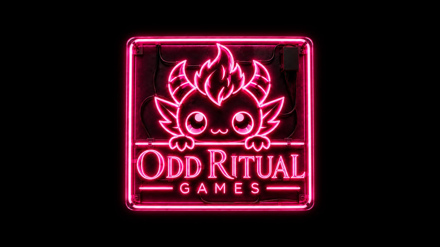Odd Ritual Games neon sign
